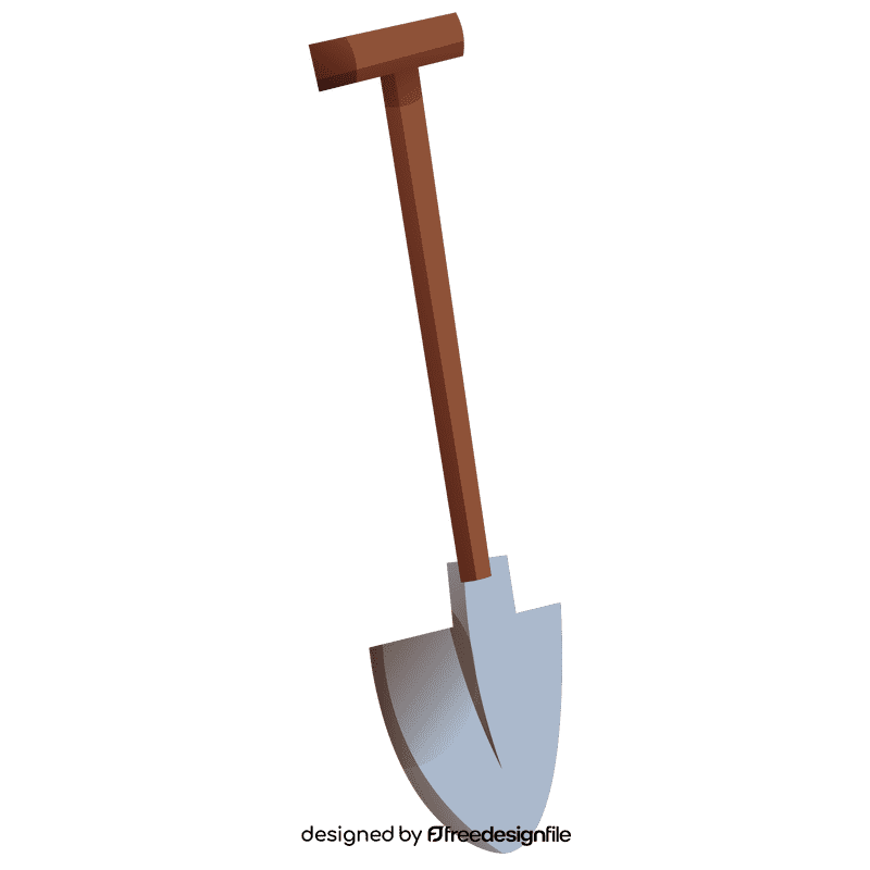 Miner shovel clipart