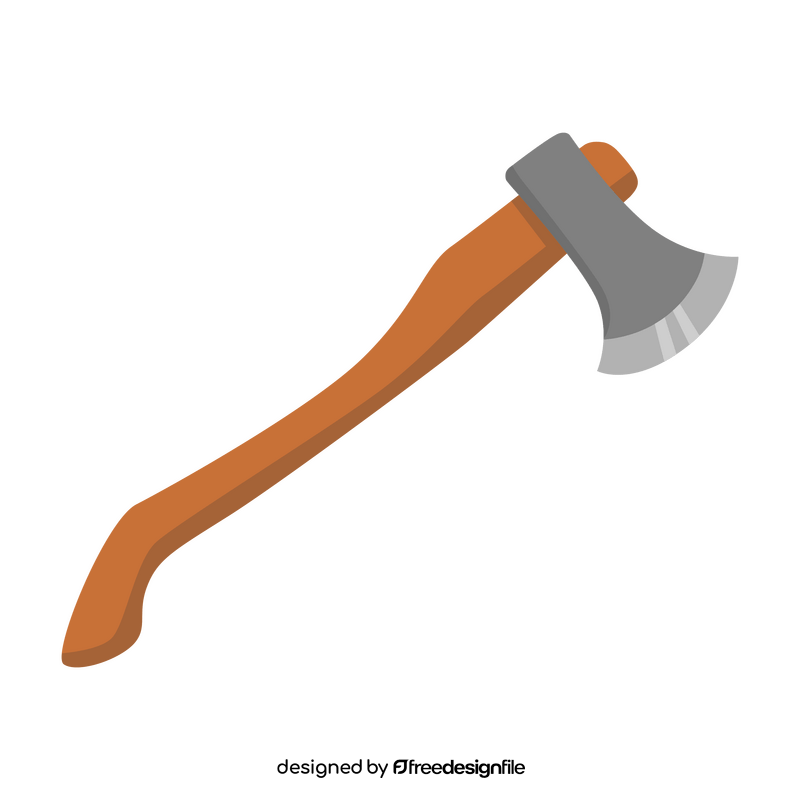Wood axe clipart