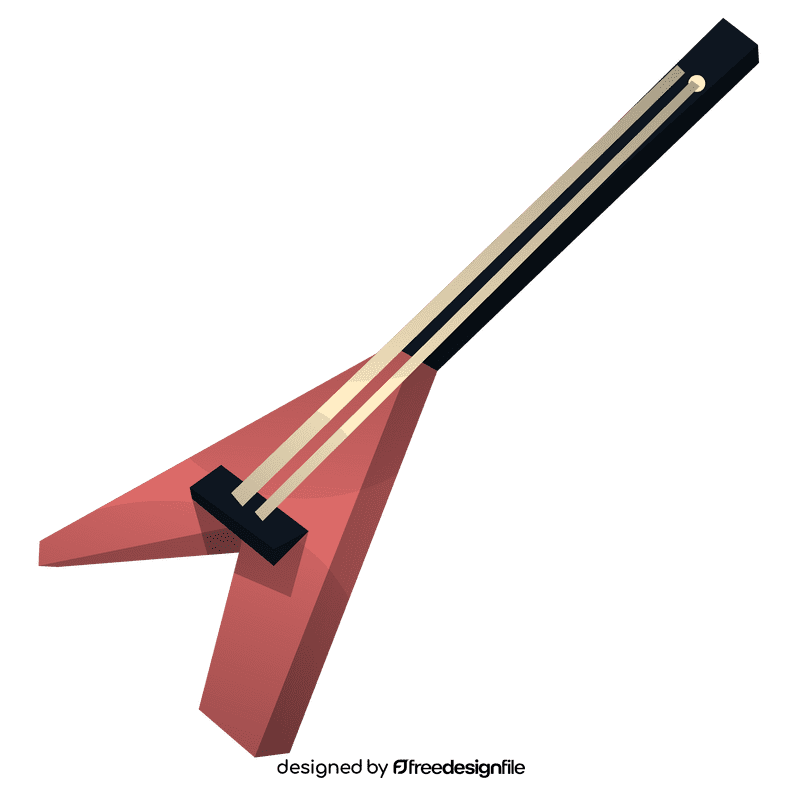 Musician electroguitar clipart