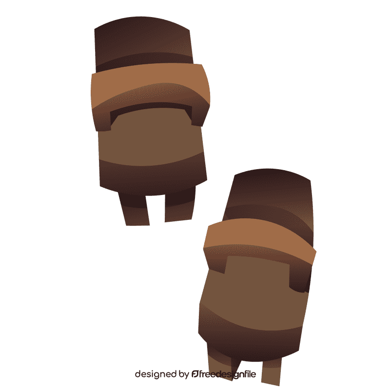 Ninja sandals clipart