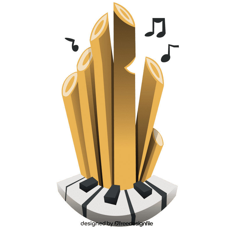 Church pipe organ clipart