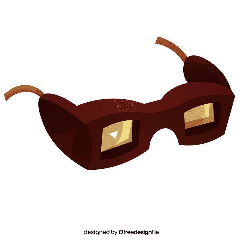 Paratrooper glasses clipart