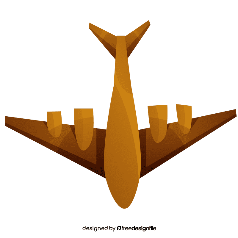 Paratrooper plane clipart