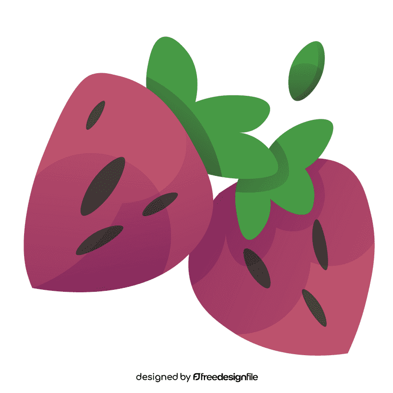Pastry chef strawberry clipart