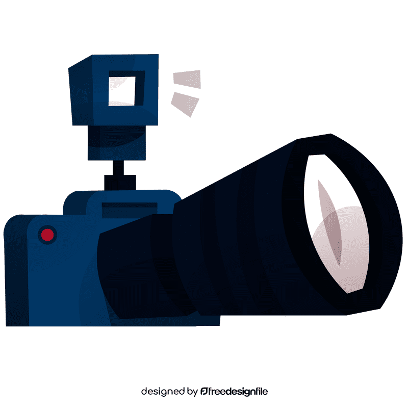 Photographer big camera clipart
