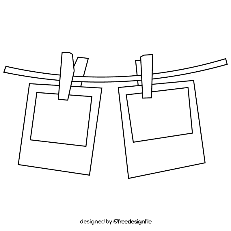 Photographer photos black and white clipart
