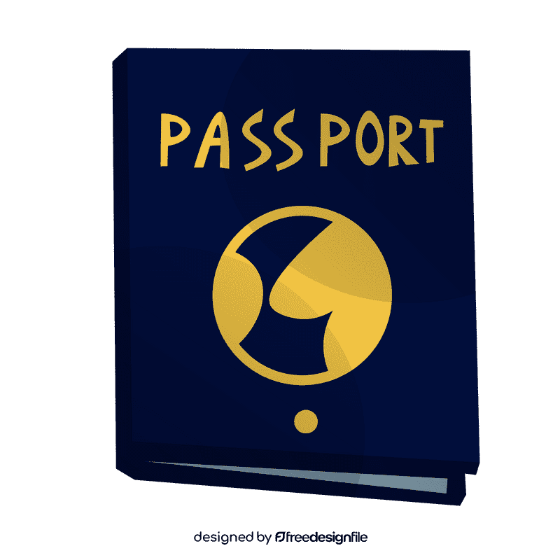 Pilot passport clipart