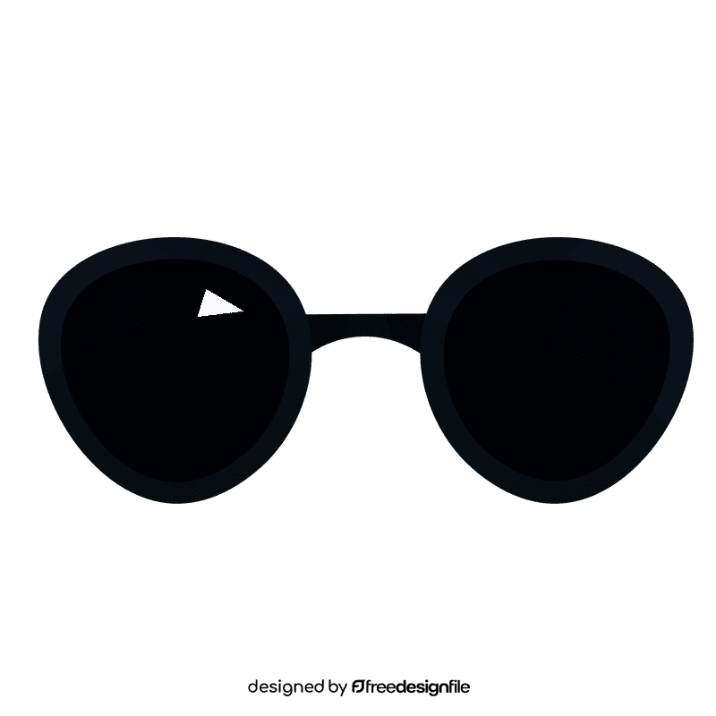 Policeman sunglasses clipart