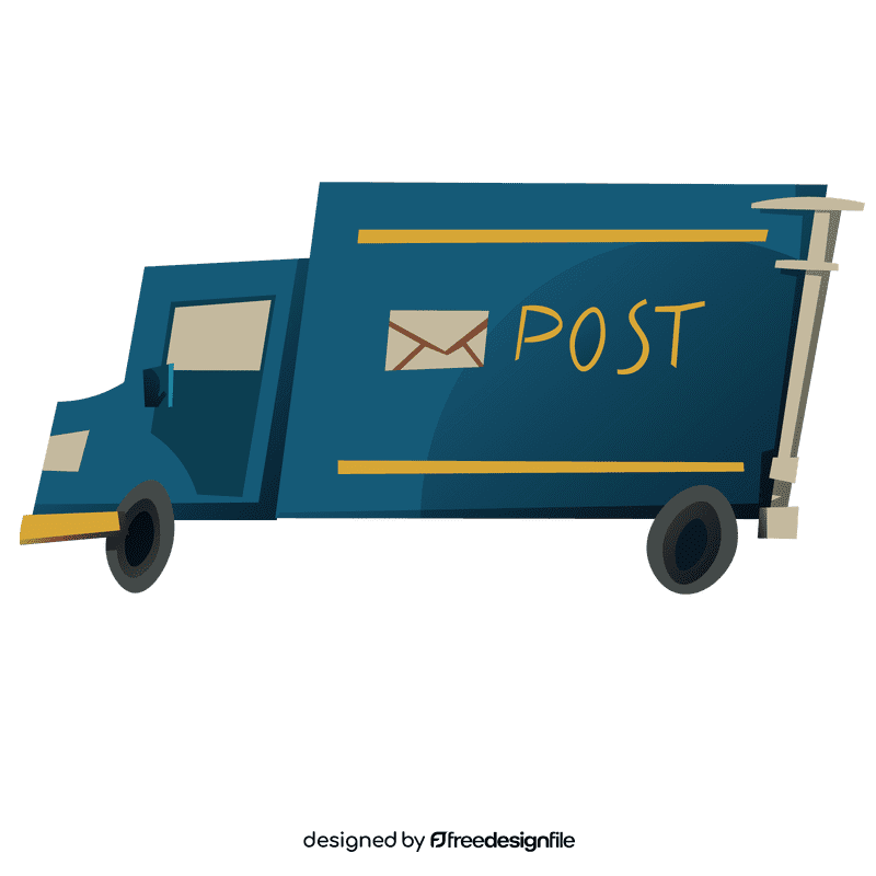 Postman car clipart