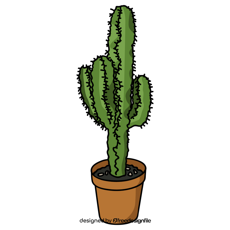 Cactus euphorbia ingens clipart