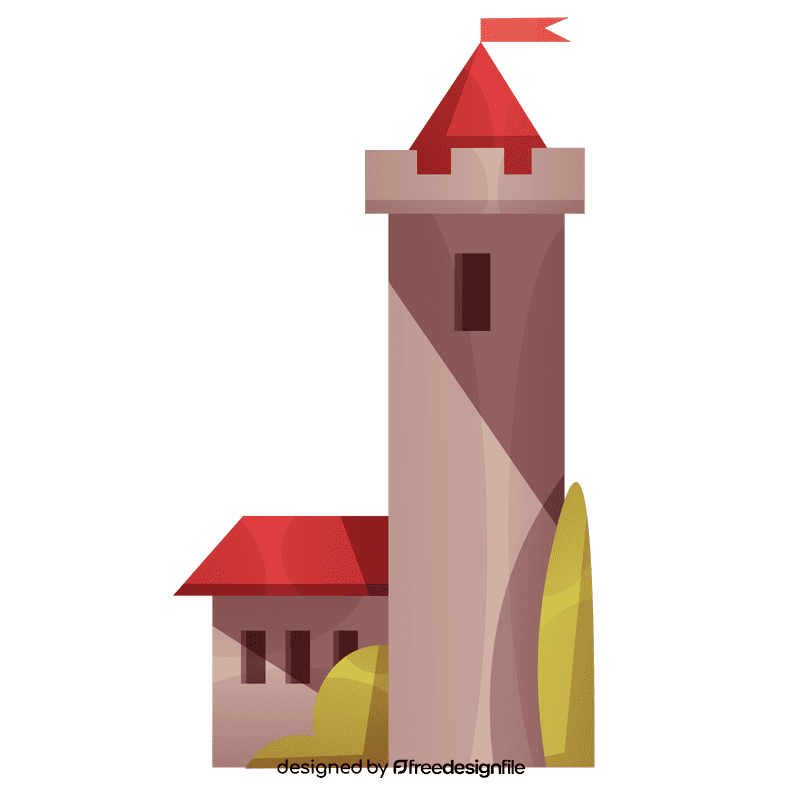 Princess castle clipart