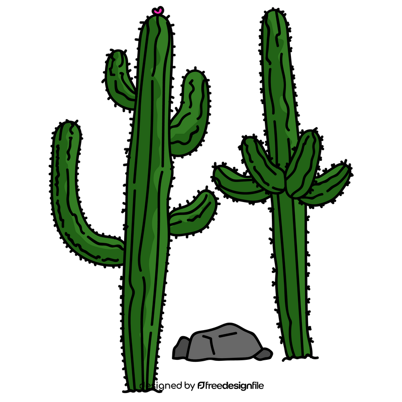 Saguaro cactus clipart