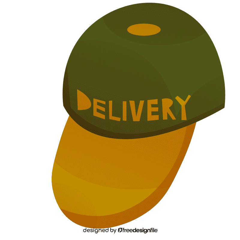 Courier cap clipart