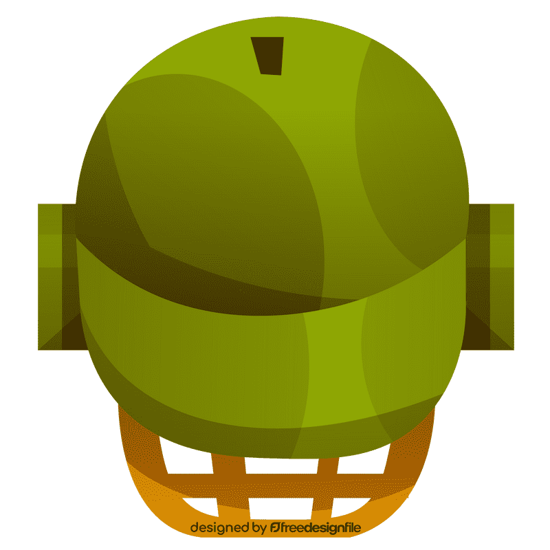 Cricket helmet clipart