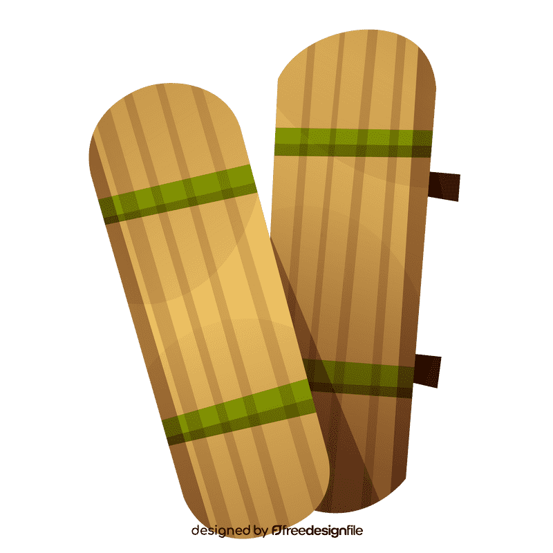 Cricket shields clipart
