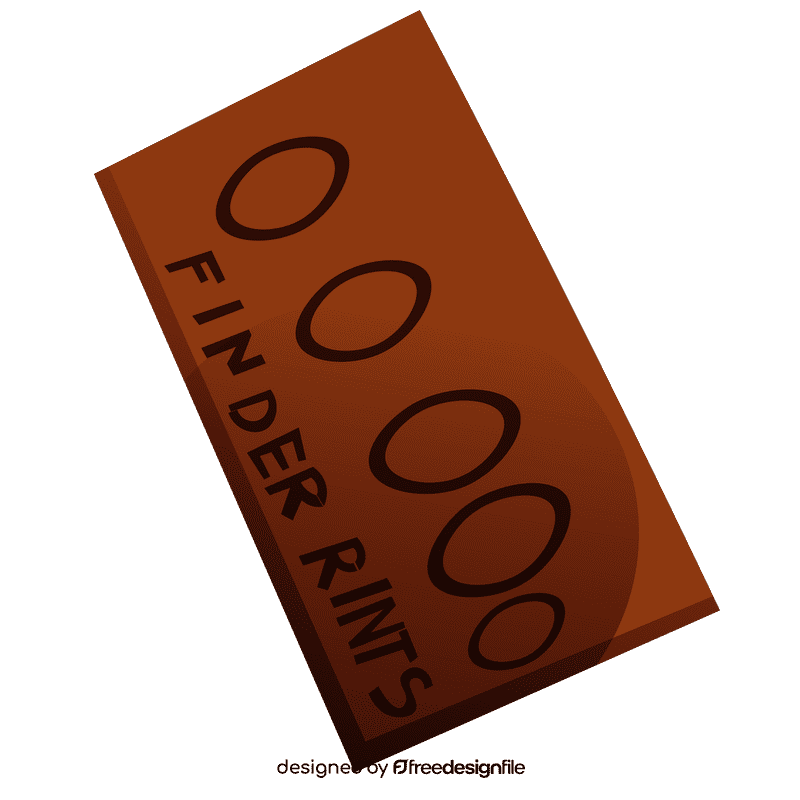 Detective card clipart