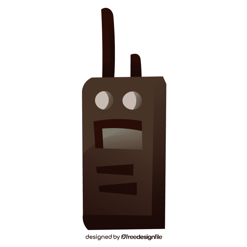 Detective radioset clipart