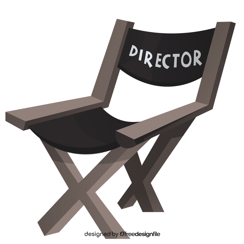Director chair clipart