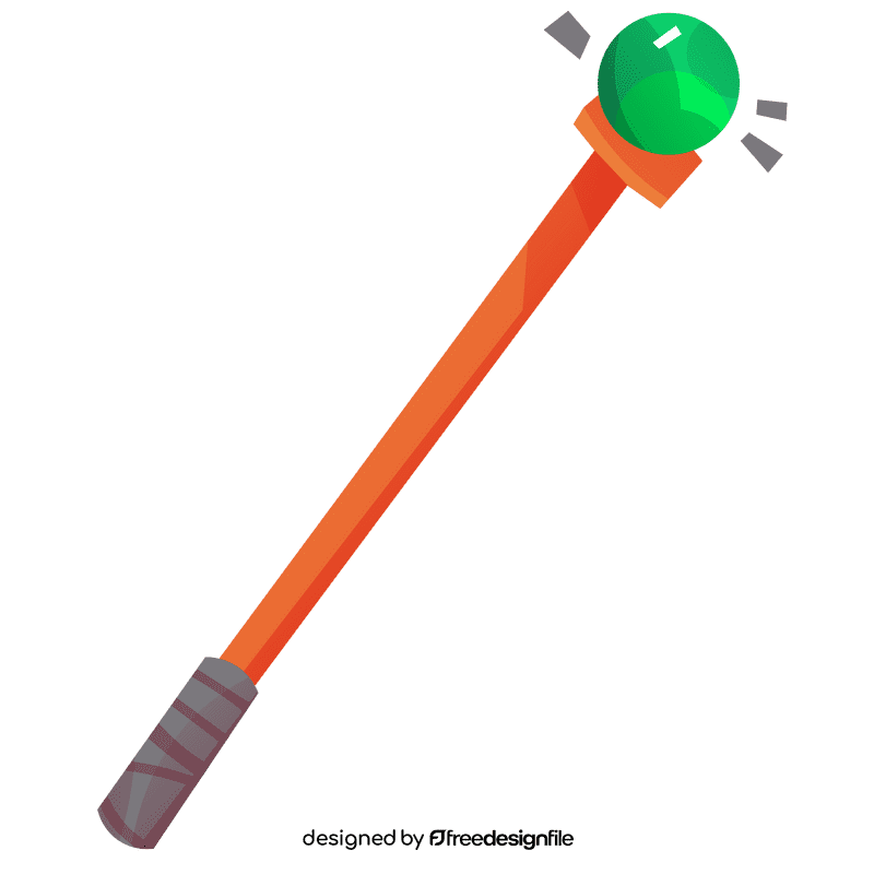 Druid wand clipart
