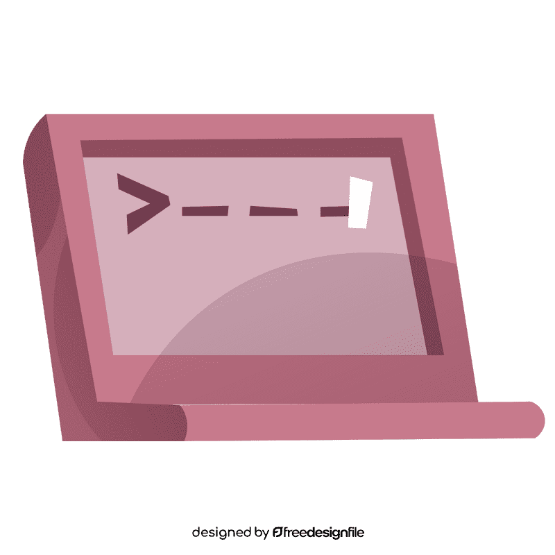 Programmer laptop clipart