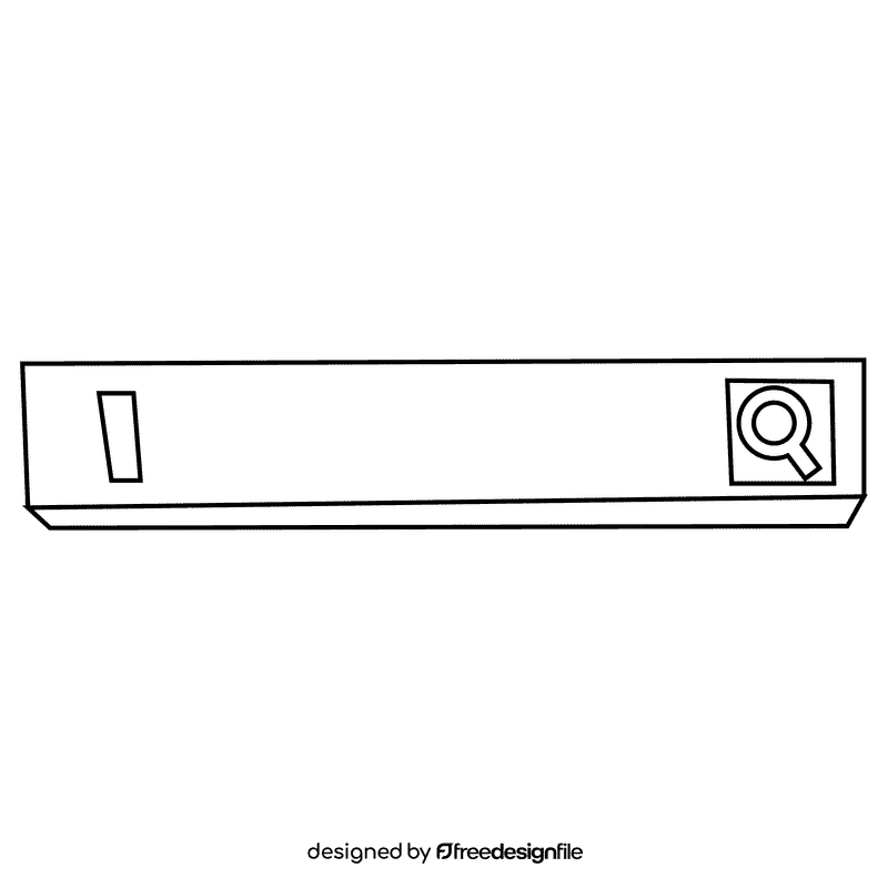 Programmer search black and white clipart