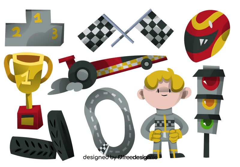 Racer vector