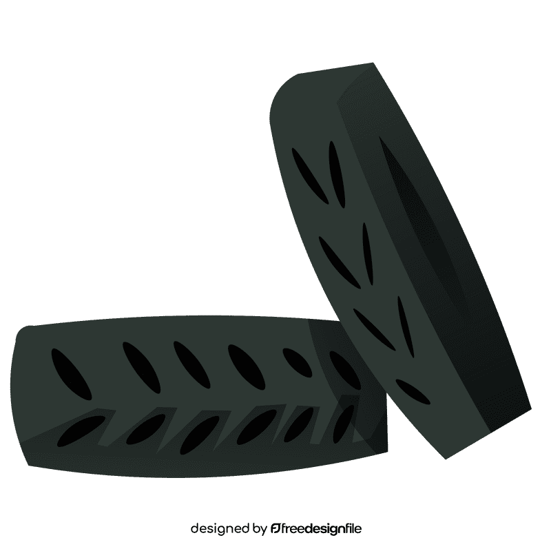 Racer wheels clipart