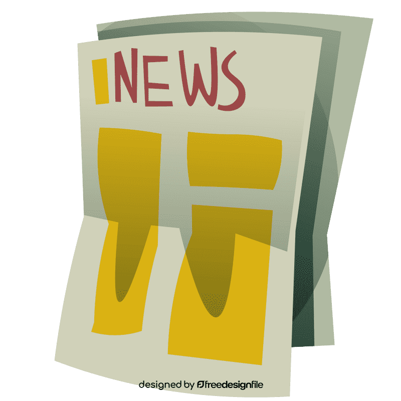 Reporter news clipart