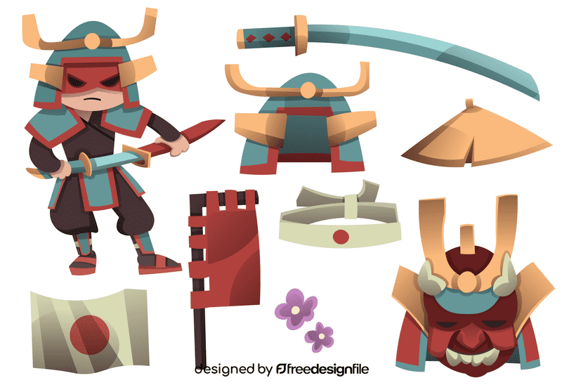 Samurai vector