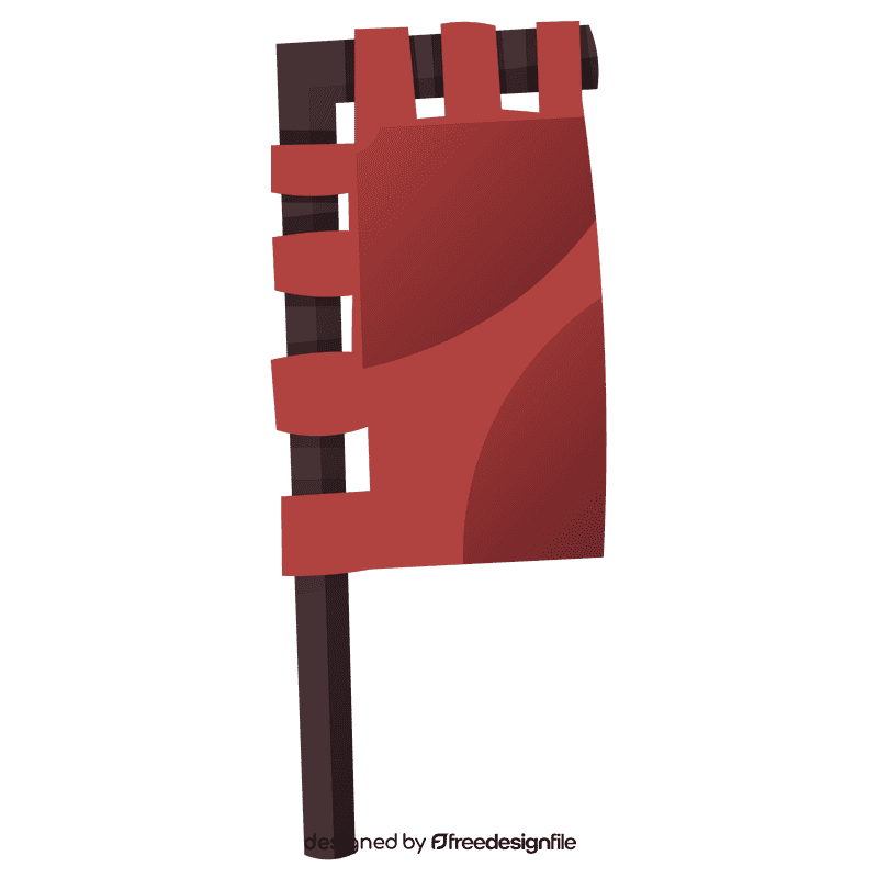Samurai flag clipart