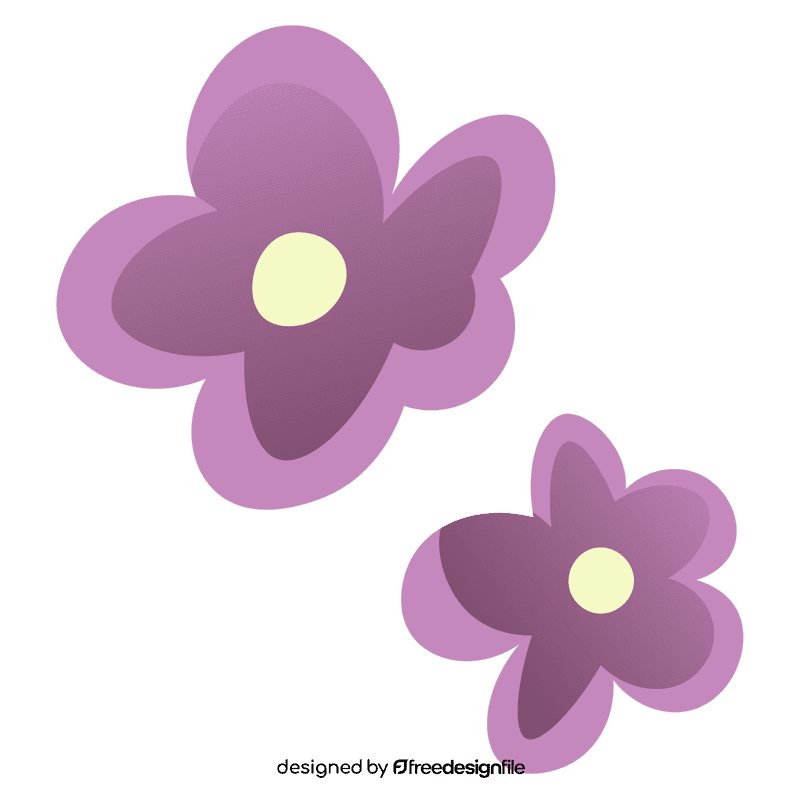 Samurai flowers clipart