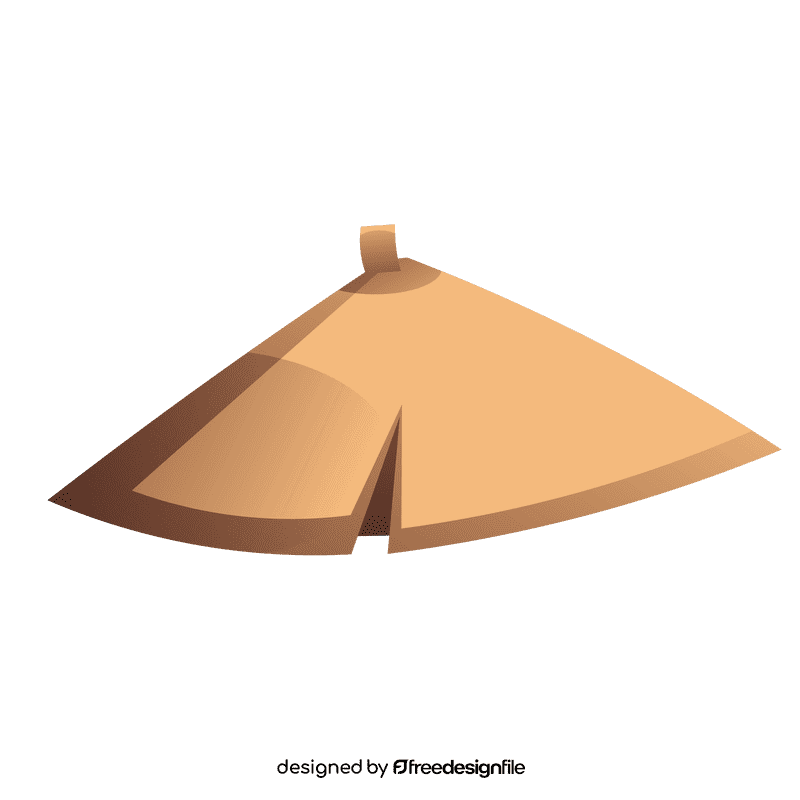Samurai hat clipart