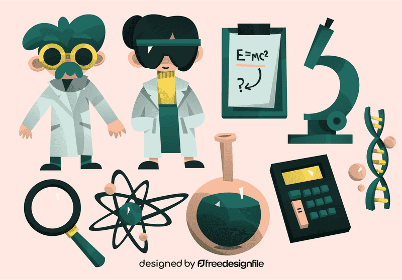 Scientist vector