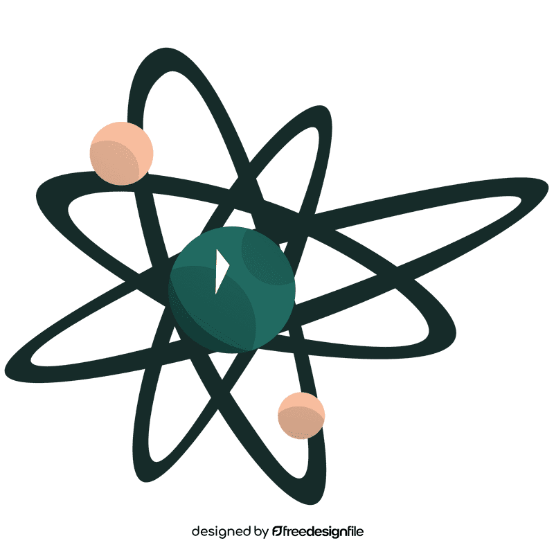 Scientist atom clipart