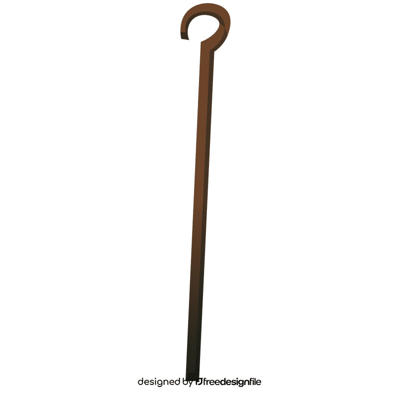 Shepherd cane clipart