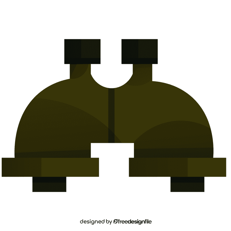 Soldier binocular clipart
