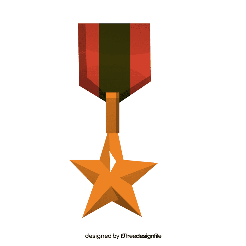 Soldier medal clipart
