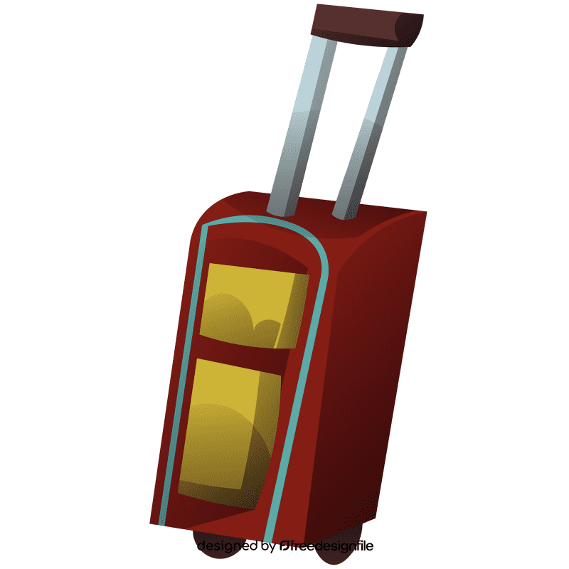 Stewardess baggage clipart
