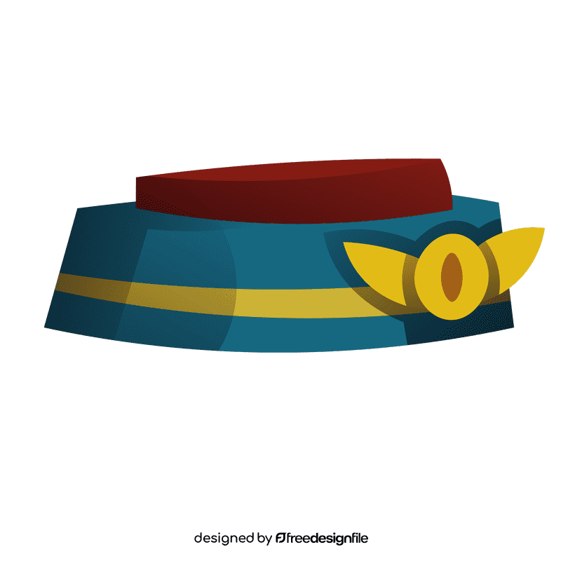 Stewardess cap clipart