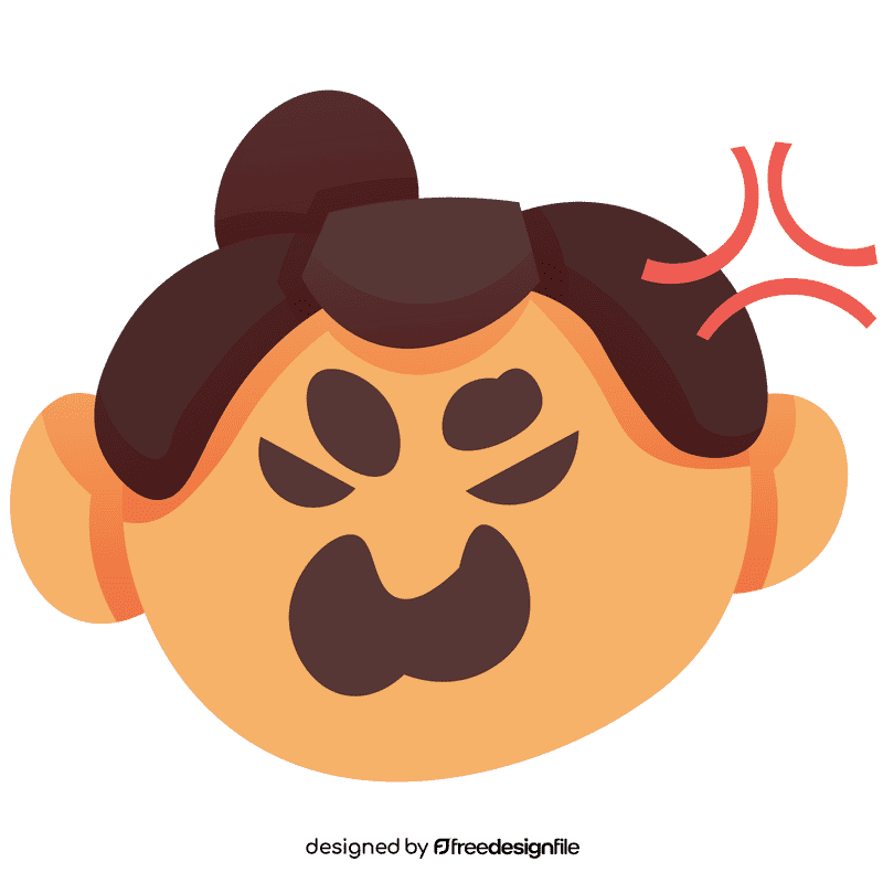 Sumo anger clipart