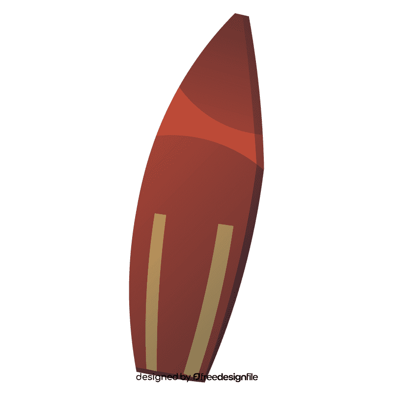 Surfer board clipart