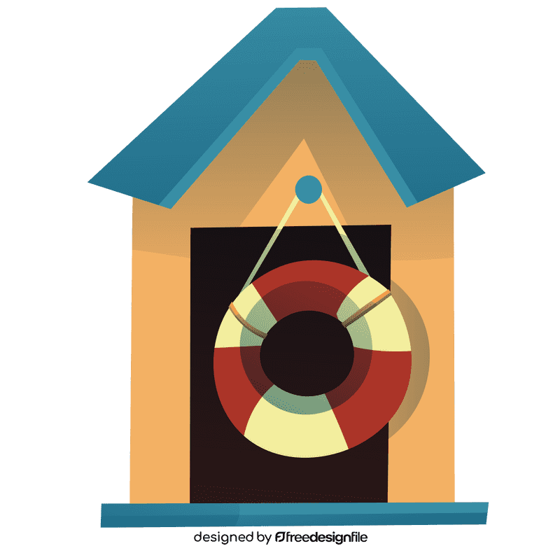 Surfer booth clipart