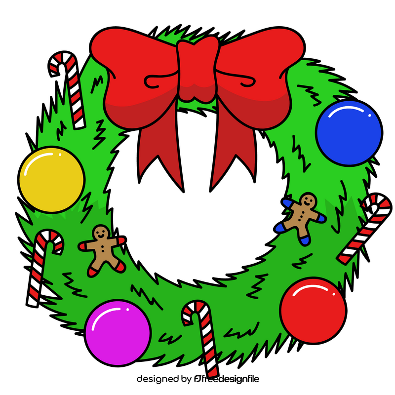 Christmas ornament drawing clipart