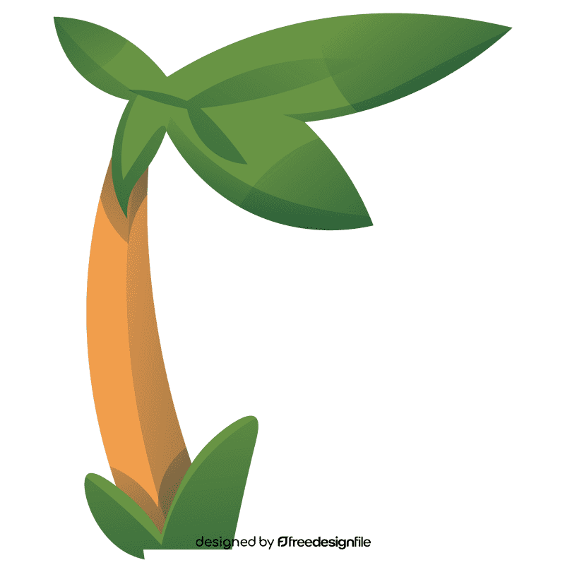 Surfer palm clipart