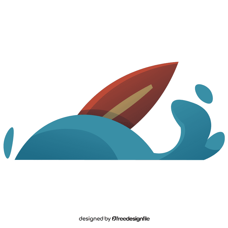 Surfer wave clipart
