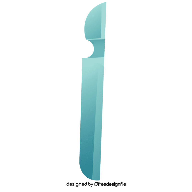 Surgeon scalpel clipart