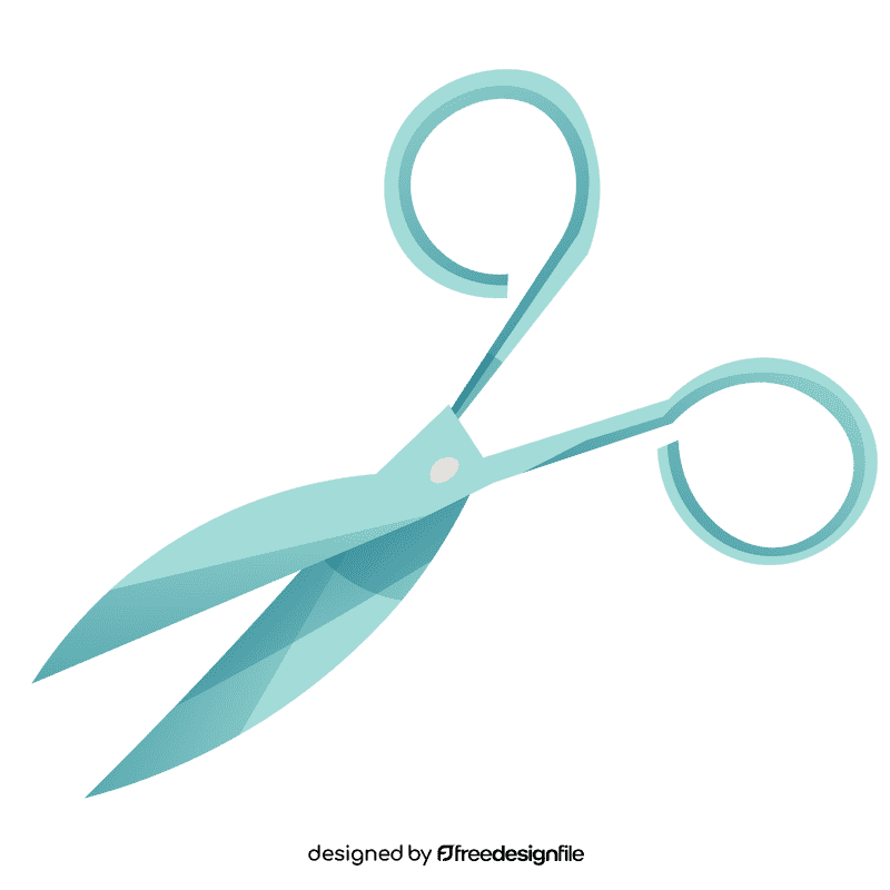 Surgeon scissors clipart