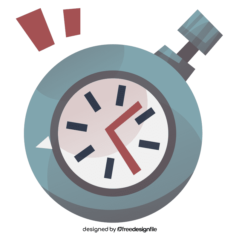 Swimmer timer clipart