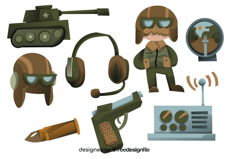 Tank soldier vector