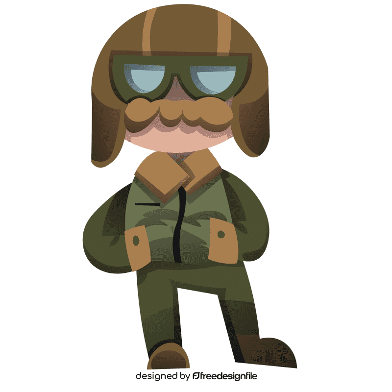 Tank soldier clipart